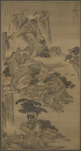 Retirement on the River, in the Style of Li Tang, Qing dynasty